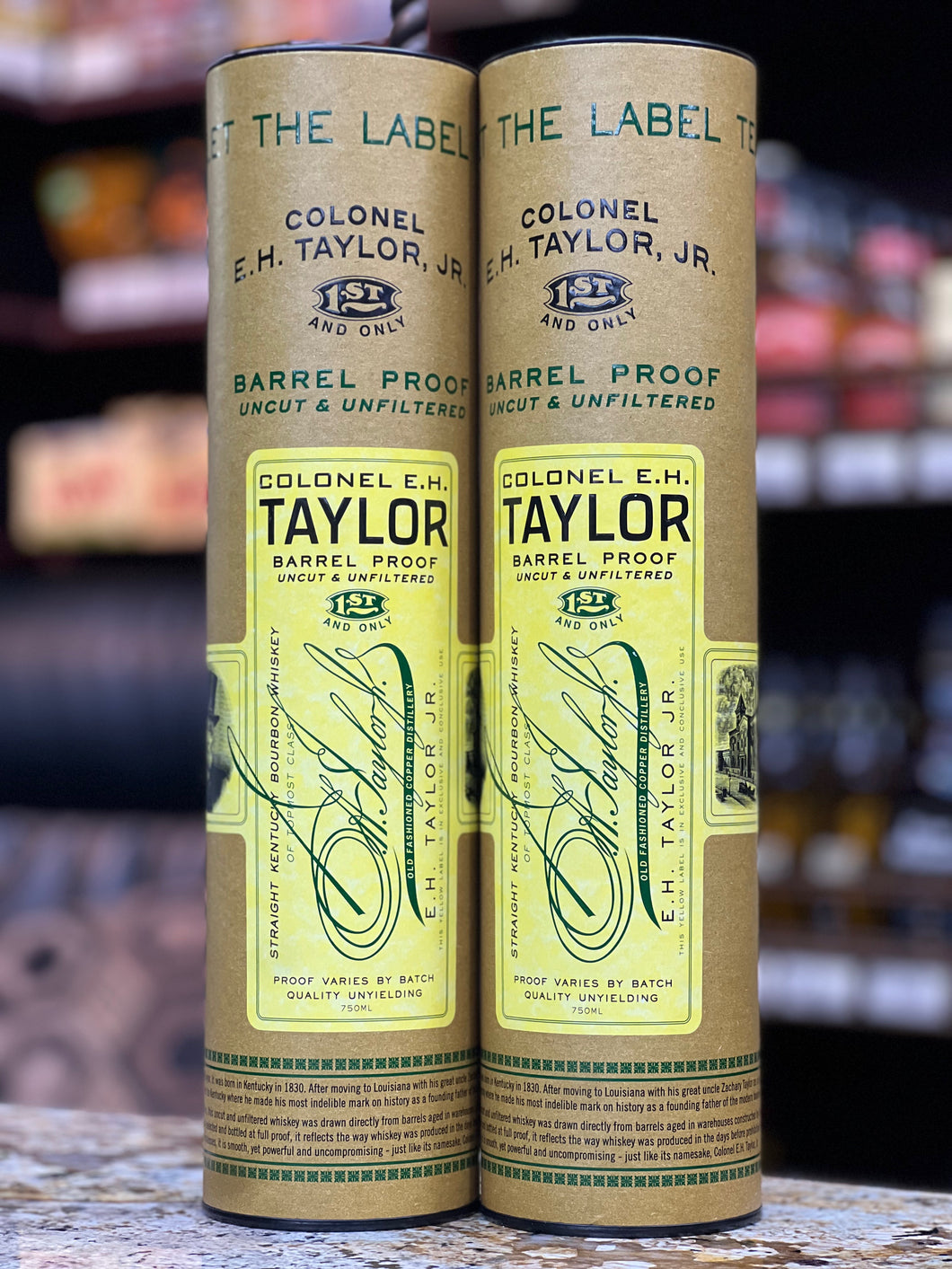 EH Taylor Barrel Proof Whiskey