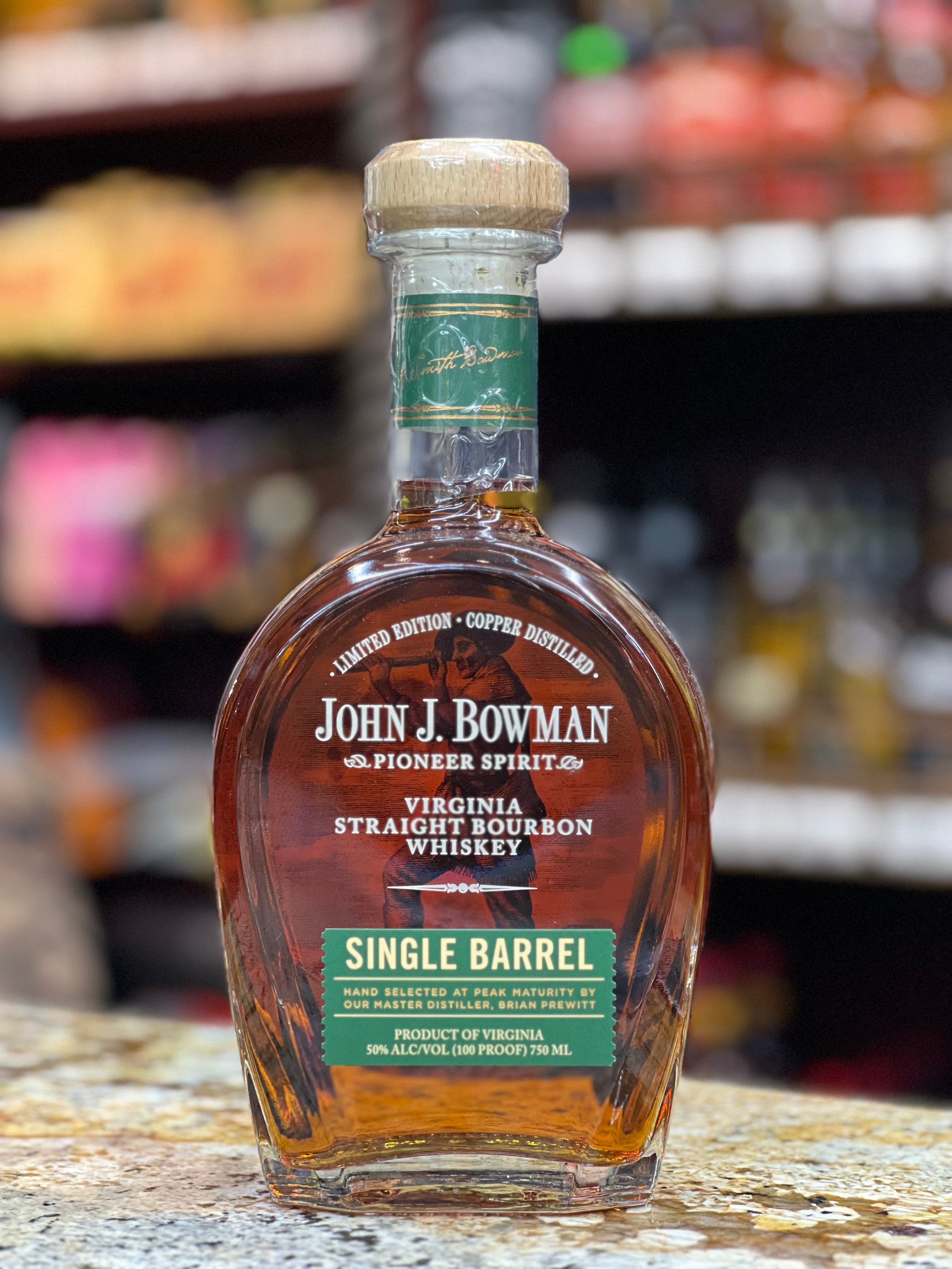 JOHN J. BOWMAN バージニア ストレート バーボンウイスキー John J . Bowman , Virginia Straight Bourbon whiskey , Single