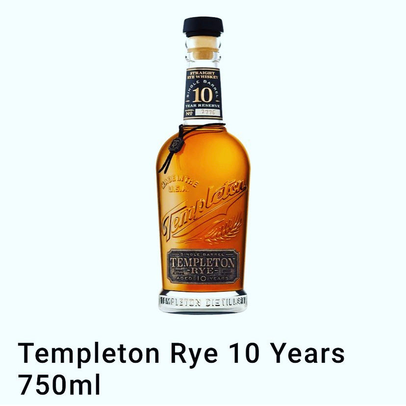 Templeton Rye Single Barrel 10 Years Old